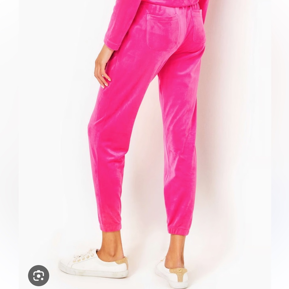 Lilly Pulitzer Velour Set Size Large - Picture 3 of 11